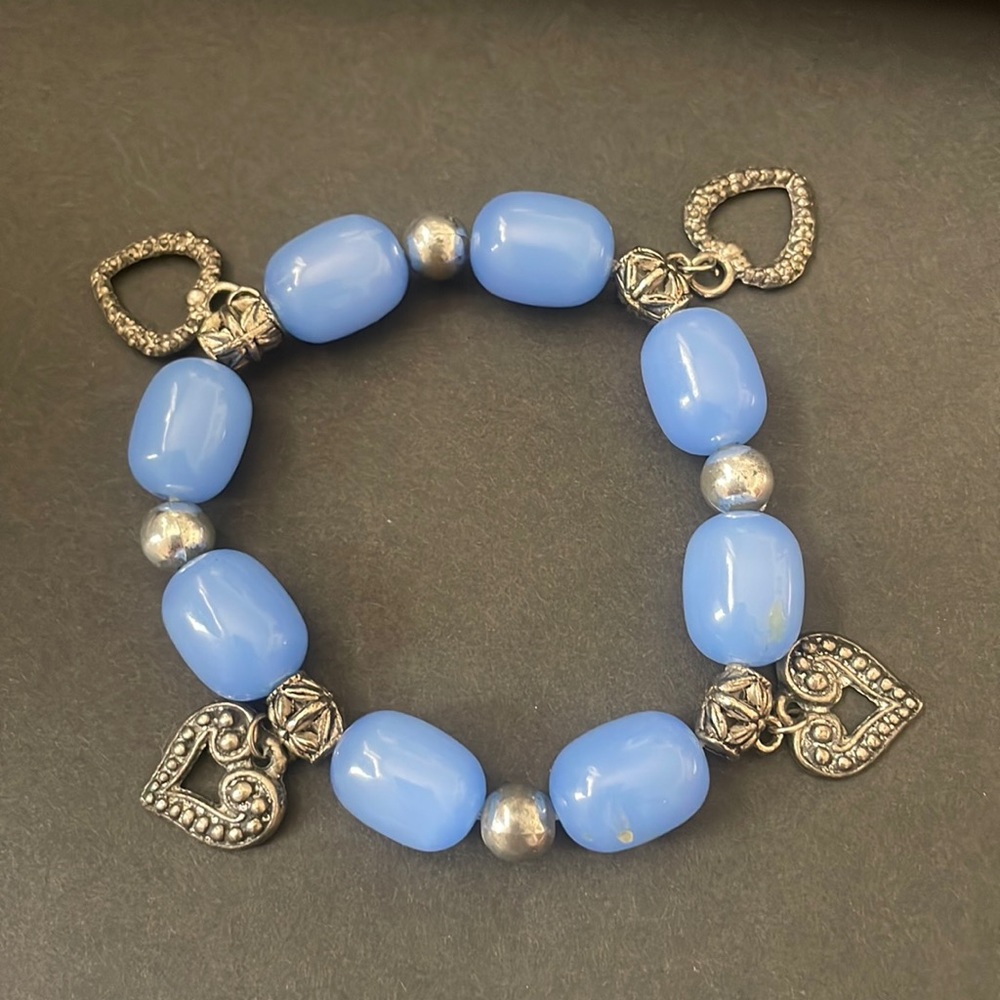 Heart charmed bracelet
